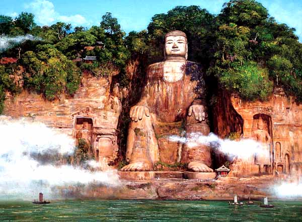 樂山大佛，www.sintu.com""